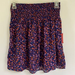 MOSSIMO SUPPLY CO SKIRT FLORAL NWT SIZE SMALL